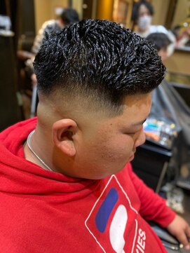 ヒロギンザ 青山店(HIRO GINZA) 濡れパンスキンフェード