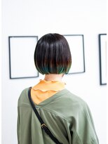 ノード(NODO)&nbsp;【モチベーションUP】３色グラデーションのコンパクトボブ