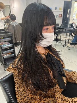 ヴェイン 渋谷(vain) 韓国風オルチャンへア/チークバング