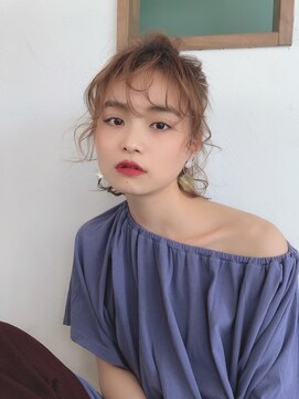 クシュ 所沢東口店(kusyu...) 大人かわいい/美髪/ネビージュ/ホワイトグレージュ/こなれミディ