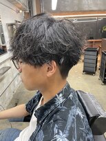 ロンドガルマン 名古屋(Lond GULLMAN)&nbsp;Ryu指名カットで直毛でもワックスのまで動かします/アイロンなし