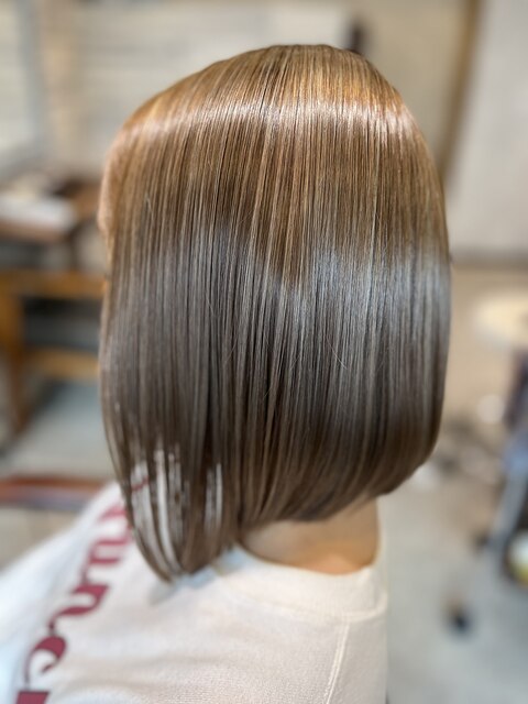 【美髪カラーM3D】カラートリートメント同時進行で髪質改善