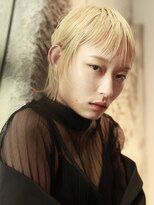 エムスラッシュ 新百合ヶ丘(M.SLASH)&nbsp;オン眉/金髪/メンズライク/ウルフ/マッシュショート/新百合ヶ丘