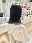 韓国ヘア☆透け感ブルーブラック【吉祥寺】misaki