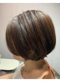ふんわり美髪ショートボブ大人かっこいい【カミケンガレリア】