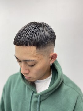 ヒロギンザ 大阪本店(HIRO GINZA) スキンフェード×クロップ