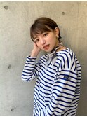 lond惇平前髪パーマアッシュカラーレイヤーロンググレーベージュ