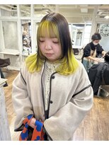 ニコ(nico...) フェイスフレーミングイエロー