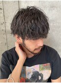 【fifth】緩めツイストスパイラルパーマ無造作束感ヘアメンズ