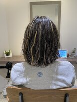 スタッフ(STUFF)&nbsp;スパイラルパーマ×ハイライト