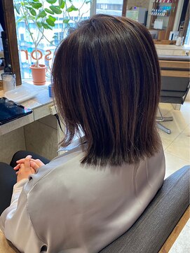 ヘアリゾート粋 ティガ 池袋店(tiga) ハイライト/ミディアムボブ