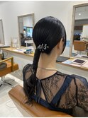 結婚式ヘアセットデートヘアヘアアレンジライブヘアタイトヘア