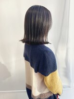 クイントネオリーブ 自由が丘正面口店(quint:neolive)&nbsp;外ハネミディ透明感アッシュベージュ　自由が丘　自由が丘駅