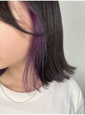 ハイトーンカラー　パープルカラー　ブリーチカラー