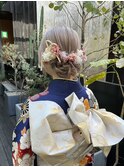 成人式ヘアセット♪
