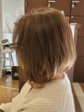 ヘアークリアー 春日部 ミセス 前下がりボブスタイル グラデーションボブスタイル