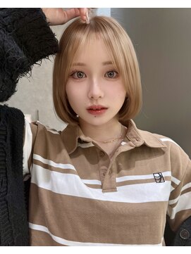 サンド 池袋 2nd(sand) まとまるボブ#レイヤーボブ#ハッシュカット#髪質改善#小顔ヘア