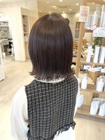 ルーム 郡山店(ROOM)&nbsp;プツッと可愛い♪切りっぱなし×ラベンダーグレージュ