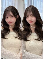 ボタン テンジン(VOTAN tenjin)&nbsp;【votan_はまひ】顔まわりカット/レイヤーロング/ブラウンカラー