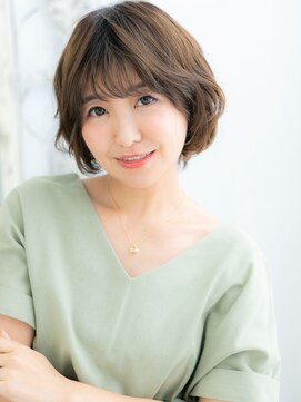 アン 武蔵小杉(un) 武蔵小杉/髪質改善/カーキベージュ☆レイヤーボブパーマe