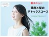 頭皮と髪のデトックスコース（カラーでの残留物質除去）初回のみ　￥3600円