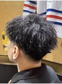 スキンフェードツイスパセンターパート/大宮/メンズカット