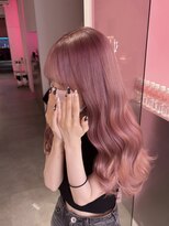 ダズリングディア(Dazzling Deer)&nbsp;ペールピンク/ピンクミルクティー/韓国巻きロング/小顔ヘア