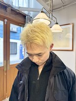 マニア(mania.)&nbsp;ブロンドカラーメンズハイトーン抜きっぱなしダブルブリーチ