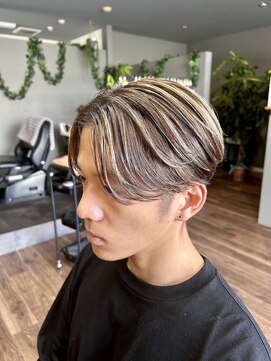 シリウス(Sirius) メンズハイライトカラー センターパート