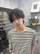 ノス 表参道(NOOS)&nbsp;シースルーマッシュ/毛流れセンターパート/韓国/レイヤーカット