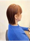 どんな場面でもオシャレに決まる切りっぱなしボブ♪