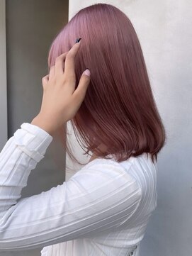 シー 浦安(SEA) 浦安市/ピンクカラー/くすみベージュ/韓国風巻き/チェリーレッド