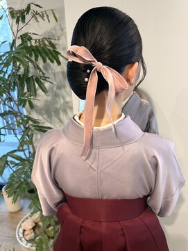 ケファ(Kepa) 袴ヘア 卒業式ヘアセット シニヨン