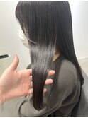 透明感グレージュカラー