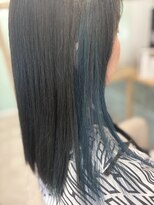 ソウ(SOU 想)&nbsp;《おしゃれブルーインナーカラー》大人女性も品よく綺麗