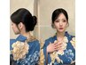 ペア割☆浴衣祭り【6/20(土),6/21(日)】浴衣着付け＋ヘアセット500円ずつ割引