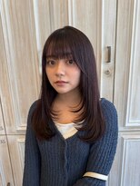 トリコ 梅田茶屋町店(trico)&nbsp;ラベンダーブラウン × レイヤーカット