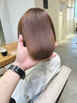 ルイス 宝塚(Luis)&nbsp;明石ハニーベージュ艶感ストレートボブ