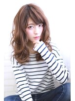 ハイル(KHAIR)&nbsp;【KHAIR】モテ・愛されオフェロウェーブ×ヌーディーベージュ