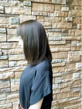 エノモト(ENOMOTO) 大人可愛い透明感立体感オリーブブラウン×エアストレート