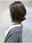 くせ毛の方もOKな切りっぱなし外ハネボブ
