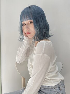 リル(lil.) 【lil.】切りっぱなしボブ ミディアムボブ イメチェン