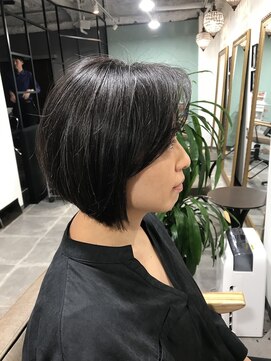 キアロ ヘア ビューティ(chiaro hair beauty) 【chiaro/新所沢駅 徒歩3分】人気☆前下がりボブ☆