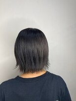 フロート 小阪店(float) アッシュグレー_マロンベージュ Aラインボブ かきあげ