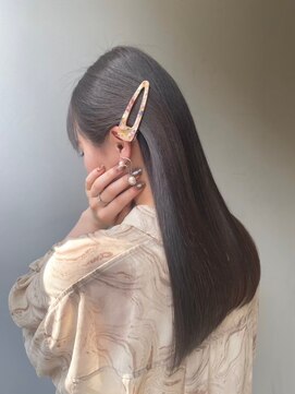 グルグル 清澄白河(GULGUL) シアーカラー 姫カット 透明感ダメージレスカラー 清澄白河