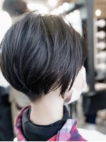 シャロン(SHARON)&nbsp;【SHARON原宿】黒髪×ネープ刈り上げショート
