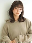 《Agu hair》カーキベージュ×ラフカールミディ