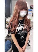 梅田ピンクベージュ梅田ラベンダーアッシュミルクティーカラー