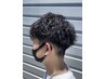 【メンズ限定】メンズカット+トレンドパーマ+眉カット ¥12,100
