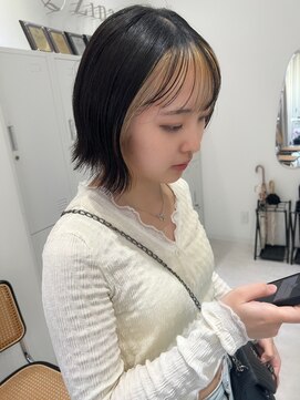 ジーナ セントラル銀座(Zina) 抜きっぱなしブリーチ＊インナーカラー【ZinaCENTRAL】